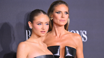 Heidi Klum and Daughter Leni, 22, Twin with Teeny String Bikinis for Boat Day in St. Barts: PHOTOS