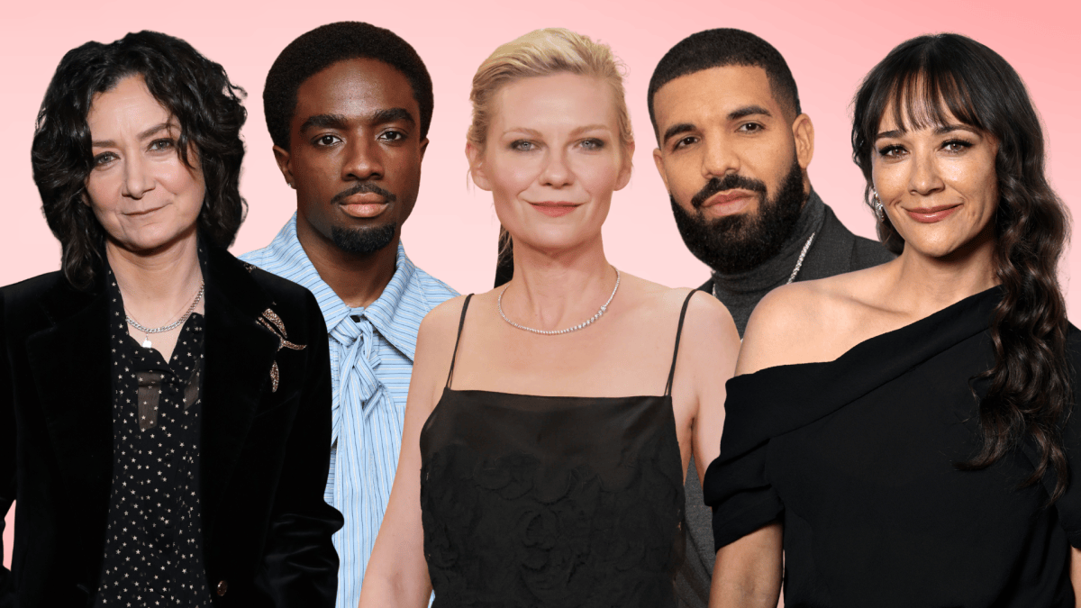 Sara Gilbert, Caleb McLaughlin, Kirsten Dunst, Drake and Rashida Jones