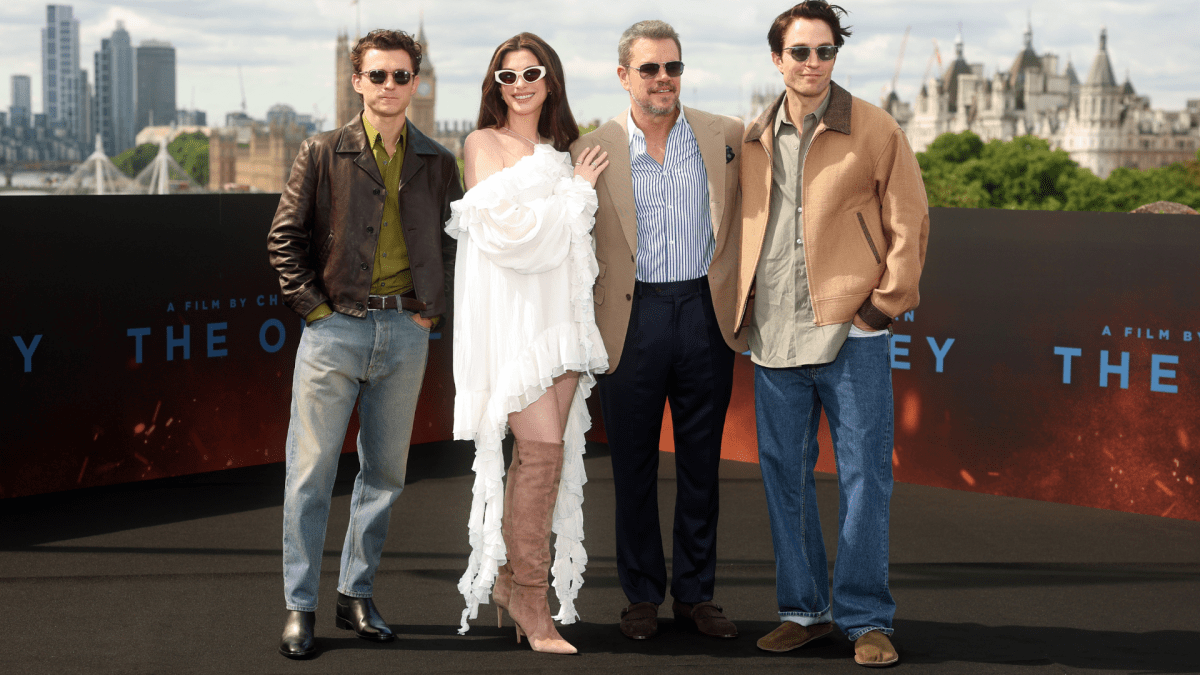 Tom Holland with Odyssey Cast