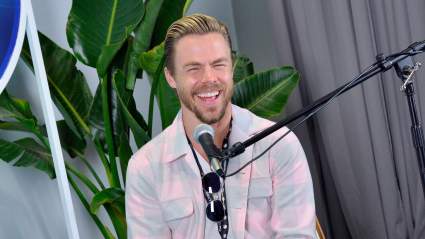 Derek Hough Literally Gives a Fan the Shirt Off His Back & Bystanders Explode – Video