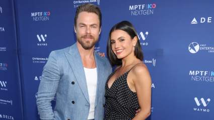 Derek Hough Takes His Baby Daughter For an Adorable First Swim – Video