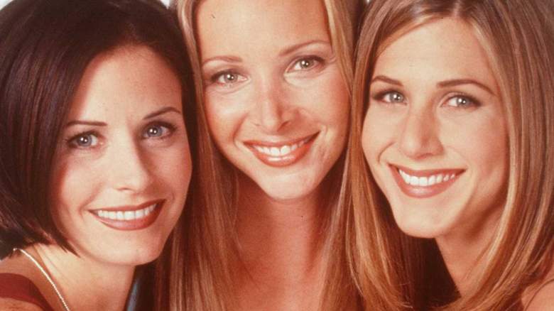 Courteney Cox, Lisa Kudrow, and Jennifer Aniston