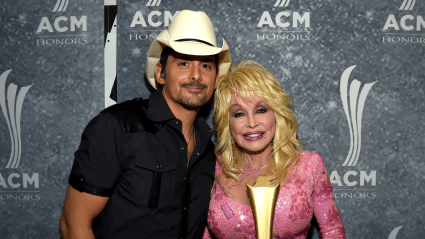 Brad Paisley Tears Up While Paying Tribute to Dolly Parton