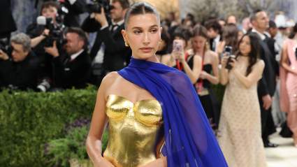 Hailey Bieber Adds an Unexpected $9,500 Accessory to Her Plunging Workout Look