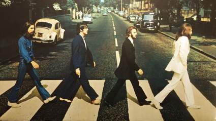 Paul Mescal and Beatles Biopic Co-Stars Recreate Iconic ‘Abbey Road’ Album Cover Shoot: Watch