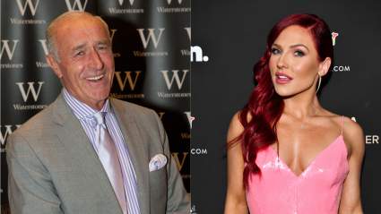 Sharna Burgess Honors Len Goodman at the DWTS Convention