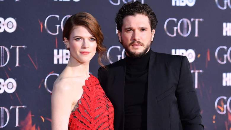 Rose Leslie and Kit Harington