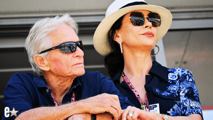 Michael Douglas and Catherine Zeta-Jones Pose With Their 2 Kids in Rare Family Photo