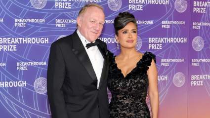 Salma Hayek, 59, Cradles First Grandchild, ‘I Cannot Love Him More’ (VIDEO)