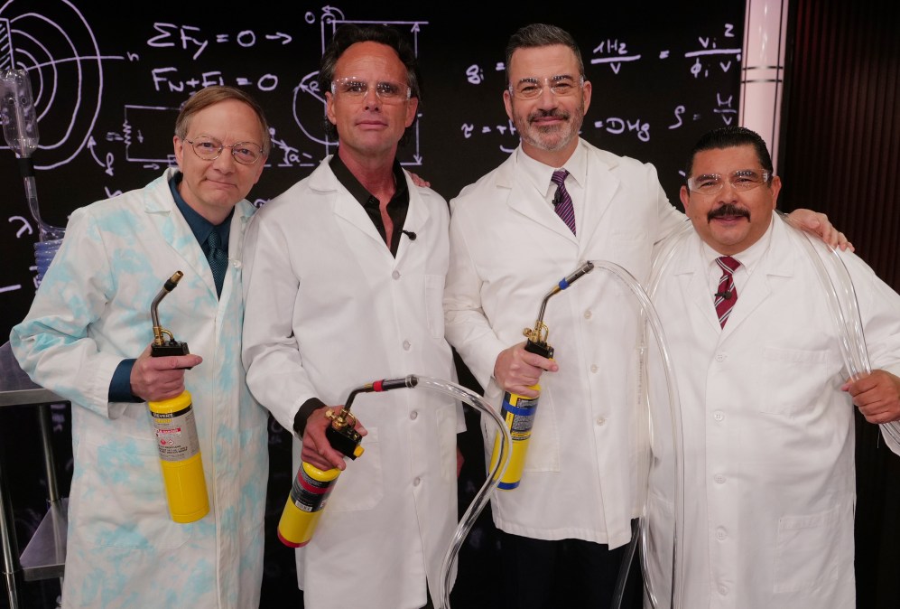 &ldquo;SCIENCE BOB&rdquo; PFLUGFELDER, WALTON GOGGINS, JIMMY KIMMEL, GUILLERMO RODRIGUEZ