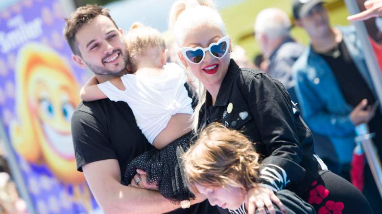 Christina Aguilera, her partner Matthew Rutler, daughter Summer Rain Rutler and son Max Liron Bratman