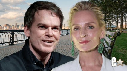 Uma Thurman Switches up Her Style on ‘Dexter: Resurrection’ Set With Michael C. Hall