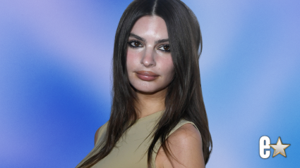 Emily Ratajkowski Dazzles in Plunging Dress with Boyfriend & 5-Year-Old Son