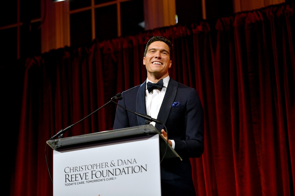Will Reeve speaks onstage