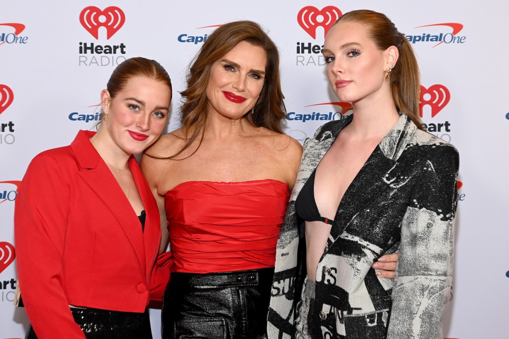 Rowan Henchy, Brooke Shields, and Grier Henchy