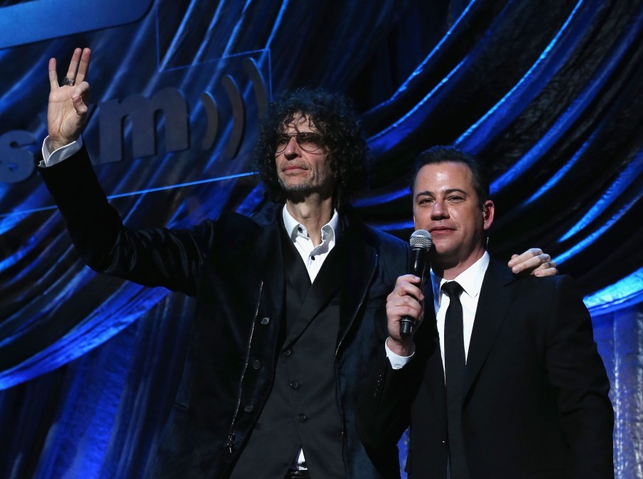 Howard Stern and Jimmy Kimmel