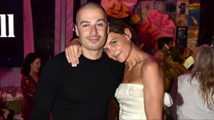 Katie Holmes & Jason Bard Yarmosky Take Their Romance to NYFW