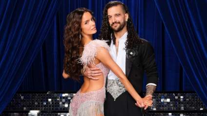 How Maura Higgins Surprised Mark Ballas in DWTS Rehearsal After ‘Traitors’