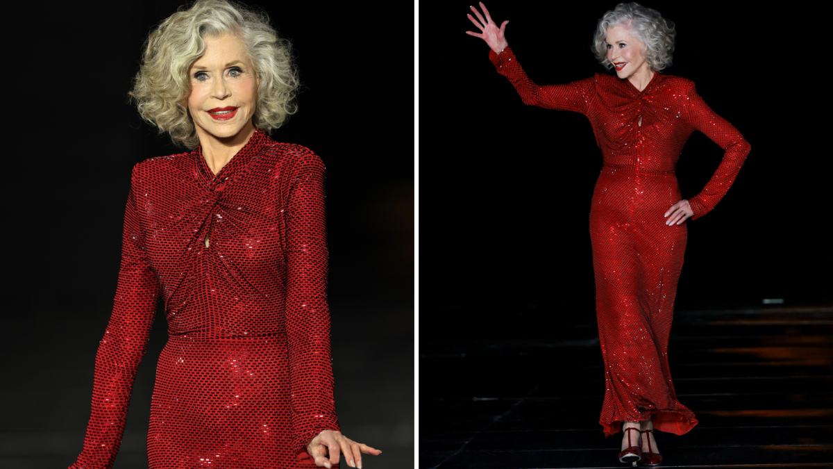 Jane Fonda, 88, Walks the Runway