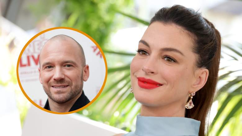 Sean Evans and Anne Hathaway.