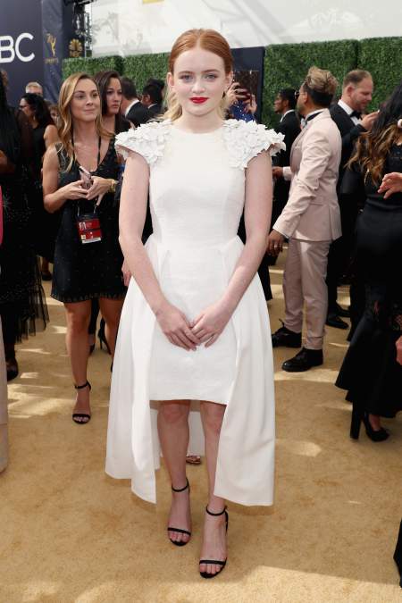 Sadie Sink at the 70th Primetime Emmy Awards.