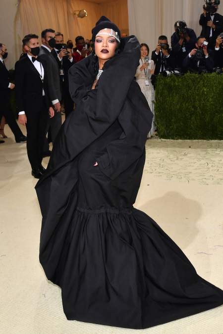 Rihanna at the 2021 Met Gala.