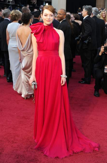 Emma Stone at the 84th Academy Awards.