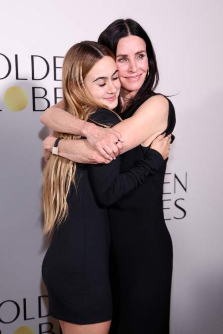 US actress Courteney Cox and her daughter Coco Arquette