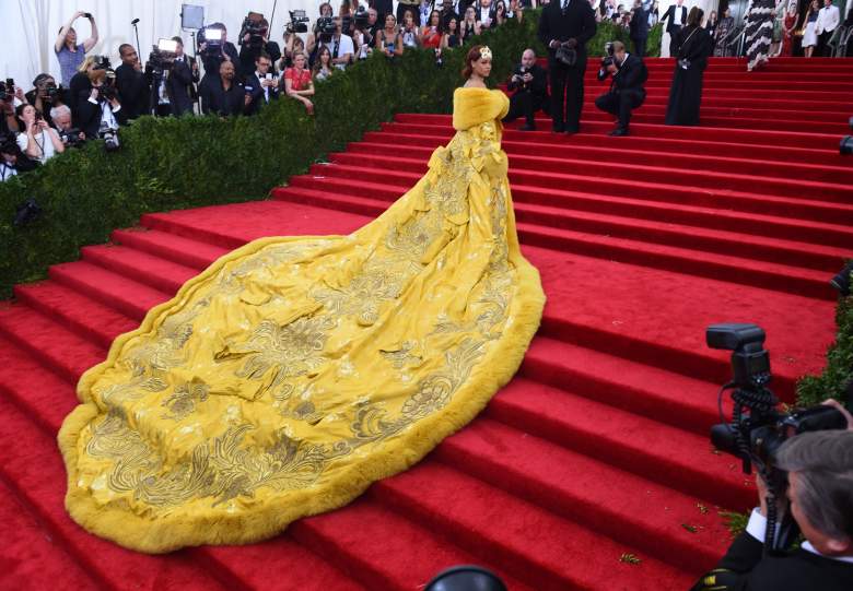 Rihanna at the 2015 Met Gala.