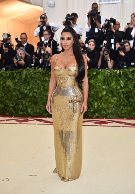 Kim Kardashian at the 2018 Met Gala.
