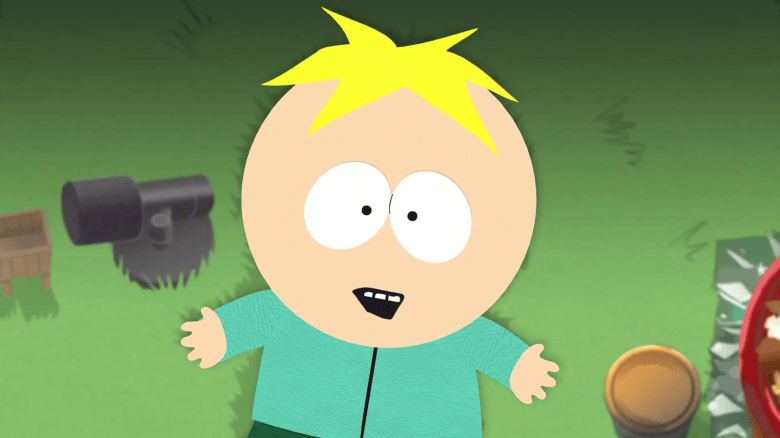 South Park’s South America episode image showing Butters reacting to billionaire chaos in town.